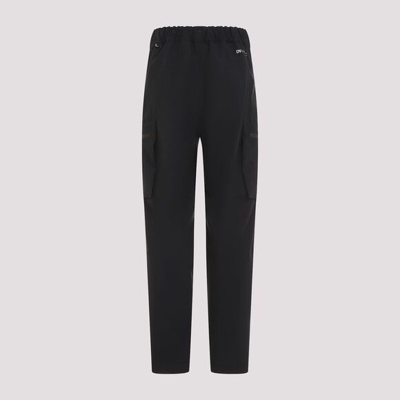 Elegant Stretch Polyamide Trousers in Black - Picture 3 of 4
